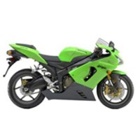 2005-2006 Kawasaki Ninja ZX6R Verkleidung