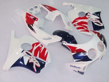 1988-1989 Rot und Blau Honda CBR250RR MC19 Motorrad Verkleidung