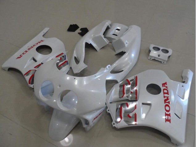1991-1998 Perl Weiß Rot Honda CBR250RR MC22 Motorrad Verkleidung