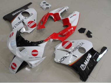 1991-1998 Rot Konica Honda CBR250RR MC22 Motorrad Verkleidung