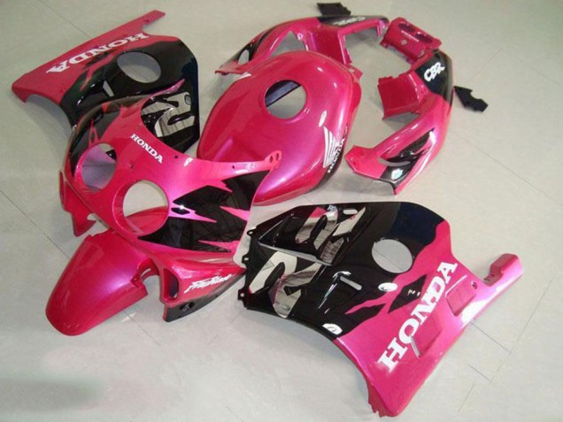 1991-1998 Schwarz Rosa Honda CBR250RR MC22 Motorrad Verkleidung 1991-1998 Schwarz Rosa Honda CBR250RR MC22 Motorrad Verkleidung