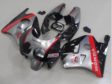 1991-1998 Silber Schwarz Rot Honda CBR250RR MC22 Motorrad Verkleidung