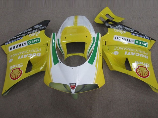 1993-2005 Gelb Shell Info Strrda Ducati 748 Motorrad Verkleidung 1993-2005 Gelb Shell Info Strrda Ducati 748 Motorrad Verkleidung