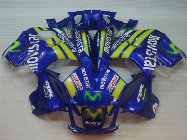1995-1998 Blaus Movistar Castrol Honda CBR600 F3 Motorrad Verkleidung 1995-1998 Blaus Movistar Castrol Honda CBR600 F3 Motorrad Verkleidung