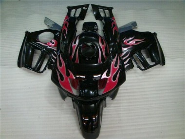 1995-1998 Schwarz Honda CBR600 F3 Motorrad Vollverkleidung
