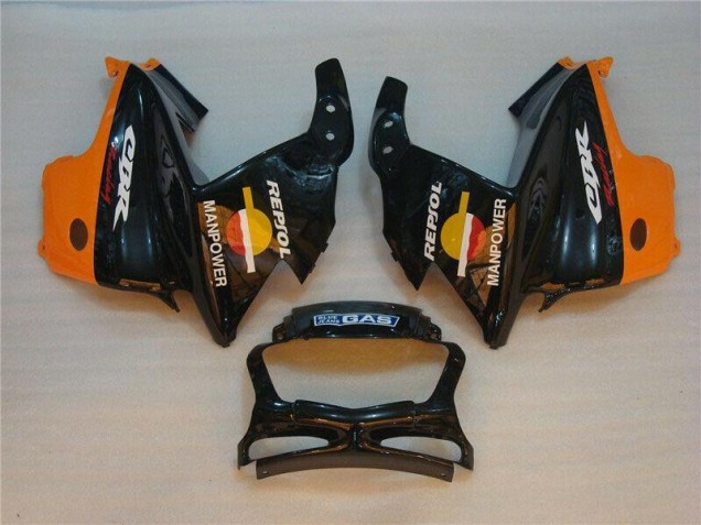 1995-1998 Schwarz Orange Repsol Honda CBR600 F3 Motorrad Verkleidung 1995-1998 Schwarz Orange Repsol Honda CBR600 F3 Motorrad Verkleidung