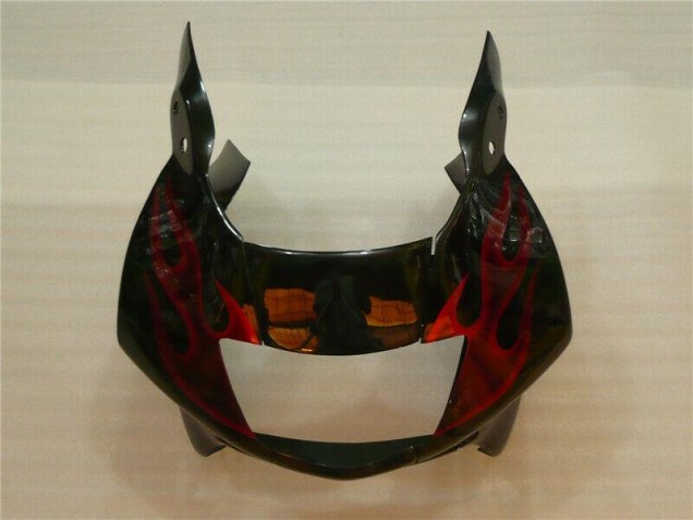 1995-1998 Schwarz rote Flamme Honda CBR600 F3 Motorrad Verkleidungen