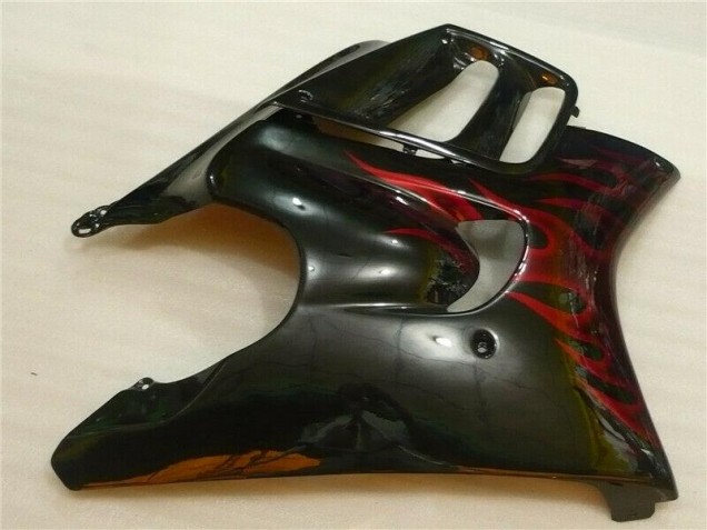 1995-1998 Schwarz rote Flamme Honda CBR600 F3 Motorrad Verkleidungen
