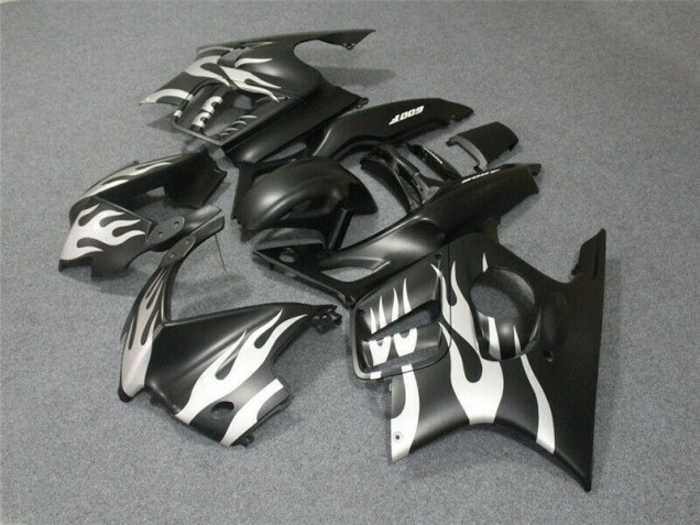 1995-1998 Schwarze weiße Flamme Honda CBR600 F3 Motorrad Verkleidung