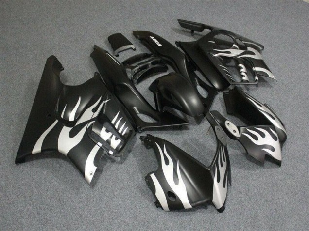 1995-1998 Schwarze weiße Flamme Honda CBR600 F3 Motorrad Verkleidung