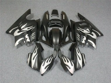 1995-1998 Schwarze weiße Flamme Honda CBR600 F3 Motorrad Verkleidung