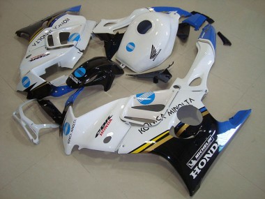 1995-1998 Weiß Blau Konica Minolta Honda CBR600 F3 Motorrad Verkleidung
