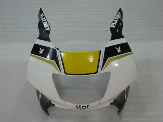 1995-1998 Weiß Schwarz Playboy Honda CBR600 F3 Motorrad Verkleidung 1995-1998 Weiß Schwarz Playboy Honda CBR600 F3 Motorrad Verkleidung