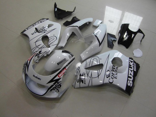 1996-2000 Weiß Corona Suzuki GSXR 600 Motorrad Verkleidung 1996-2000 Weiß Corona Suzuki GSXR 600 Motorrad Verkleidung