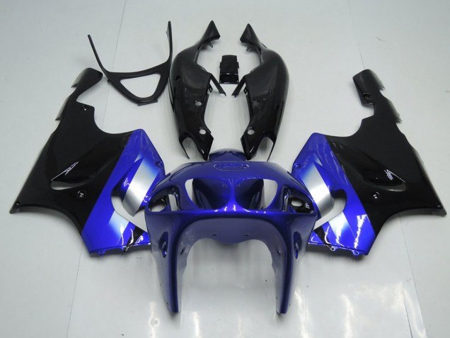 1996-2003 Blau und Schwarz Kawasaki ZX7R Motorrad Verkleidung 1996-2003 Blau und Schwarz Kawasaki ZX7R Motorrad Verkleidung