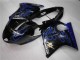 1996-2007 Blau Flamme Honda CBR1100XX Motorrad Verkleidung