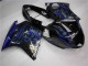 1996-2007 Blau Flamme Honda CBR1100XX Motorrad Verkleidung