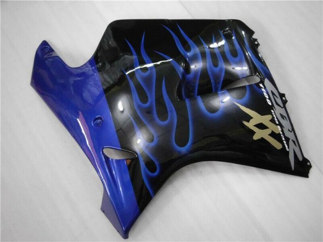 1996-2007 Blau Flamme Honda CBR1100XX Motorrad Verkleidung