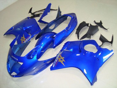 1996-2007 Blau Schwarzbird Honda CBR1100XX Blackbird Motorrad Verkleidung