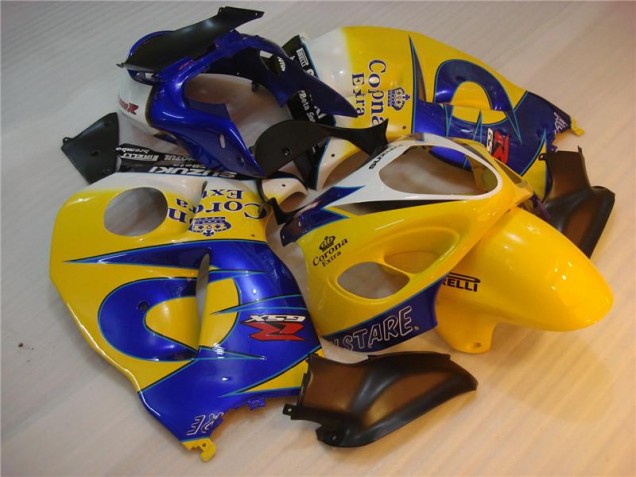 1996-2007 Gelb Blau Suzuki GSXR 1300 Hayabusa Motorrad Verkleidung 1996-2007 Gelb Blau Suzuki GSXR 1300 Hayabusa Motorrad Verkleidung