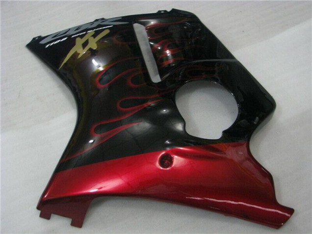1996-2007 Rot Flamme Honda CBR1100XX Motorrad Verkleidung 1996-2007 Rot Flamme Honda CBR1100XX Motorrad Verkleidung