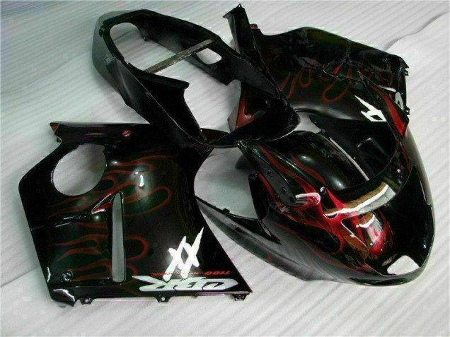 1996-2007 Rot Flamme Honda CBR1100XX Motorrad Verkleidungen 1996-2007 Rot Flamme Honda CBR1100XX Motorrad Verkleidungen
