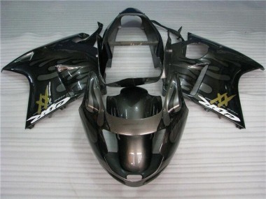 1996-2007 Schwarz Honda CBR1100XX Motorrad Vollverkleidung