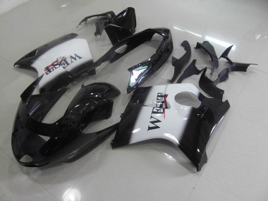 1996-2007 Schwarz West Honda CBR1100XX Blackbird Motorrad Verkleidung