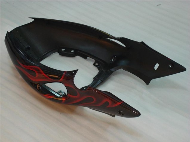 1996-2007 Schwarz rote Flamme Suzuki GSXR 1300 Hayabusa Motorrad Verkleidungen 1996-2007 Schwarz rote Flamme Suzuki GSXR 1300 Hayabusa Motorrad Verkleidungen