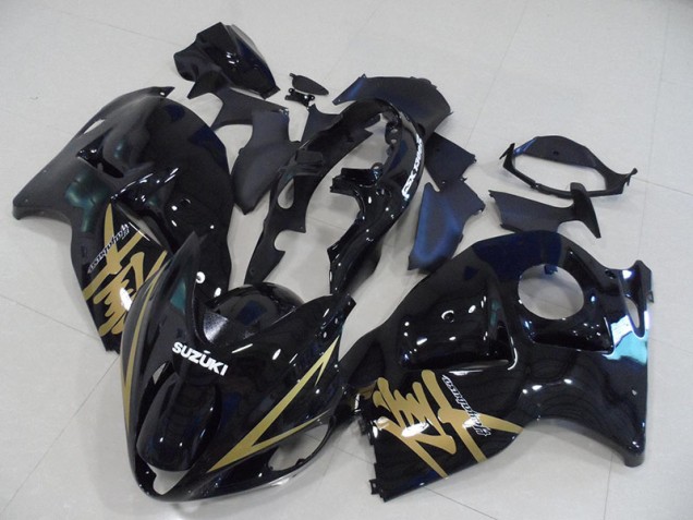 1996-2007 Schwarz und Gold Aufkleber Suzuki GSXR 1300 Hayabusa Motorrad Verkleidung 1996-2007 Schwarz und Gold Aufkleber Suzuki GSXR 1300 Hayabusa Motorrad Verkleidung