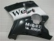 1996-2007 Schwarz weißes Westmuster Honda CBR1100XX Motorrad Verkleidung 1996-2007 Schwarz weißes Westmuster Honda CBR1100XX Motorrad Verkleidung