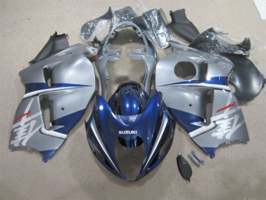 1996-2007 Silber Blau Suzuki GSXR 1300 Hayabusa Motorrad Verkleidung