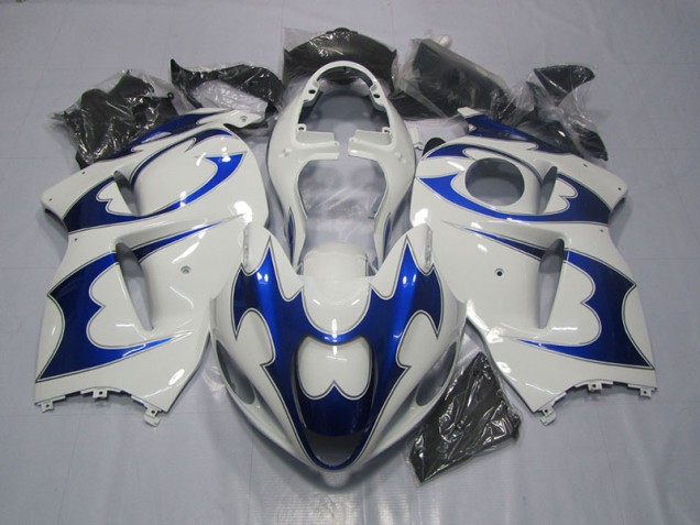 1996-2007 Weiß Blau Suzuki GSXR 1300 Hayabusa Motorrad Verkleidung 1996-2007 Weiß Blau Suzuki GSXR 1300 Hayabusa Motorrad Verkleidung