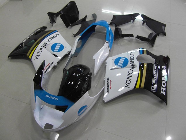 1996-2007 Weiß Konica Minolta Honda CBR1100XX Blackbird Motorrad Verkleidung 1996-2007 Weiß Konica Minolta Honda CBR1100XX Blackbird Motorrad Verkleidung