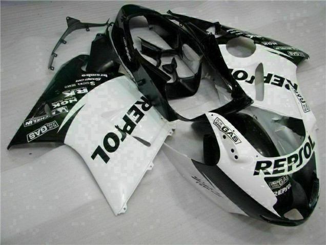 1996-2007 Weiß Schwarz Repsol Honda CBR1100XX Motorrad Verkleidung 1996-2007 Weiß Schwarz Repsol Honda CBR1100XX Motorrad Verkleidung