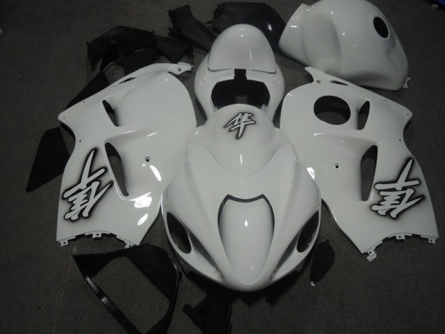 1996-2007 Weiß Suzuki GSXR 1300 Hayabusa Motorrad Vollverkleidung 1996-2007 Weiß Suzuki GSXR 1300 Hayabusa Motorrad Vollverkleidung