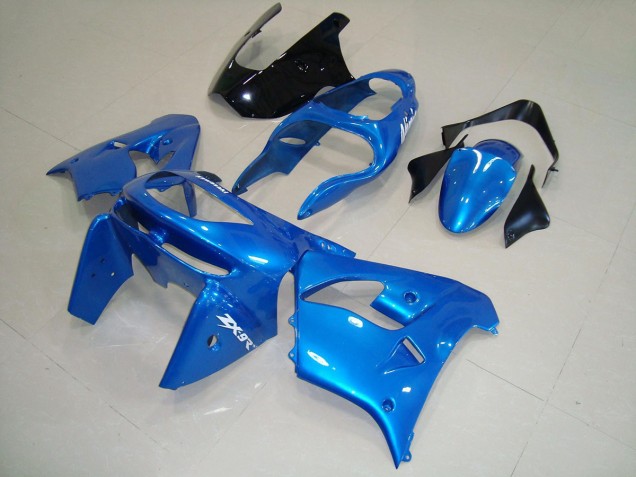 1998-1999 Blau Schwarz Kawasaki ZX9R Motorrad Verkleidung 1998-1999 Blau Schwarz Kawasaki ZX9R Motorrad Verkleidung