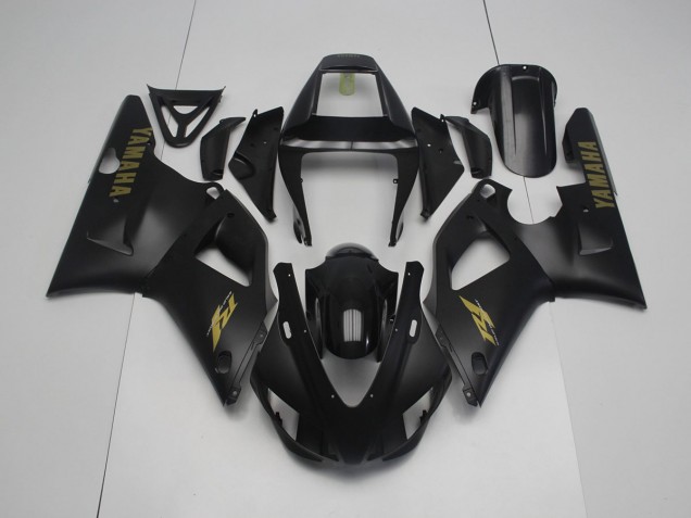 1998-1999 Matt Schwarzgelb Yamaha YZF R1 Motorrad Verkleidung 1998-1999 Matt Schwarzgelb Yamaha YZF R1 Motorrad Verkleidung