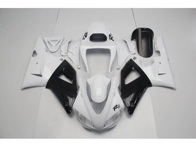 1998-1999 Perl Weiß Schwarz Yamaha YZF R1 Motorrad Verkleidung 1998-1999 Perl Weiß Schwarz Yamaha YZF R1 Motorrad Verkleidung