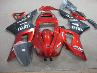 1998-1999 Rot Schwarz Weiß Aufkleber Yamaha YZF R1 Motorrad Verkleidung
