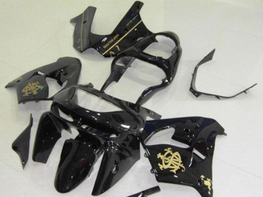 1998-1999 Schwarz JW Kawasaki ZX9R Motorrad Verkleidung
