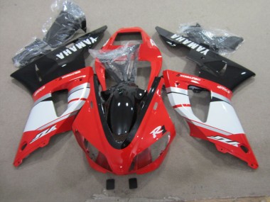 1998-1999 Schwarz Rot Weiß Aufkleber Yamaha YZF R1 Motorrad Verkleidung
