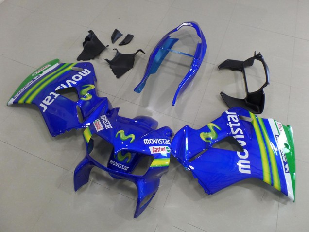 1998-2001 Movistar Honda VFR800 Motorrad Verkleidung 1998-2001 Movistar Honda VFR800 Motorrad Verkleidung