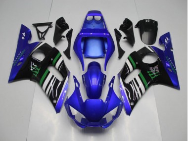 1998-2002 Blau Monster Yamaha YZF R6 Motorrad Verkleidung