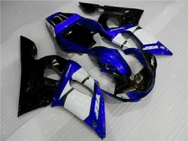 1998-2002 Blau Schwarz Yamaha YZF R6 Motorrad Vollverkleidung