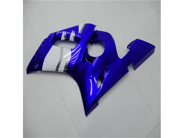 1998-2002 Blau Weiß Yamaha YZF R6 Motorrad Verkleidungen 1998-2002 Blau Weiß Yamaha YZF R6 Motorrad Verkleidungen