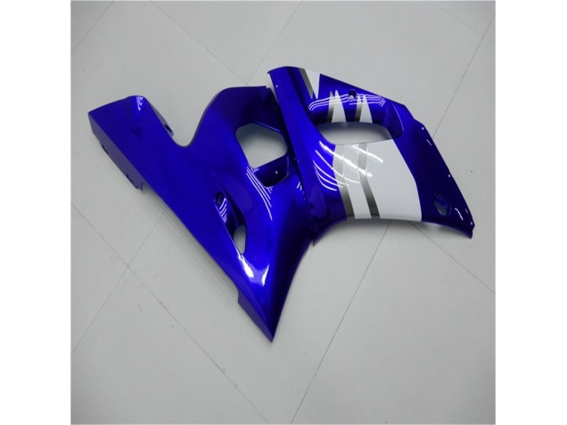 1998-2002 Blau Weiß Yamaha YZF R6 Motorrad Verkleidungen 1998-2002 Blau Weiß Yamaha YZF R6 Motorrad Verkleidungen