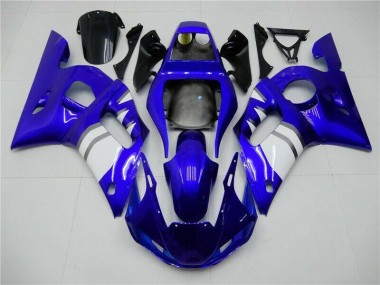 1998-2002 Blau Weiß Yamaha YZF R6 Motorrad Verkleidungen