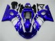 1998-2002 Blau Weiß Yamaha YZF R6 Motorrad Verkleidungen 1998-2002 Blau Weiß Yamaha YZF R6 Motorrad Verkleidungen