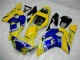 1998-2002 Gelb Blau Yamaha YZF R6 Motorrad Verkleidungen 1998-2002 Gelb Blau Yamaha YZF R6 Motorrad Verkleidungen
